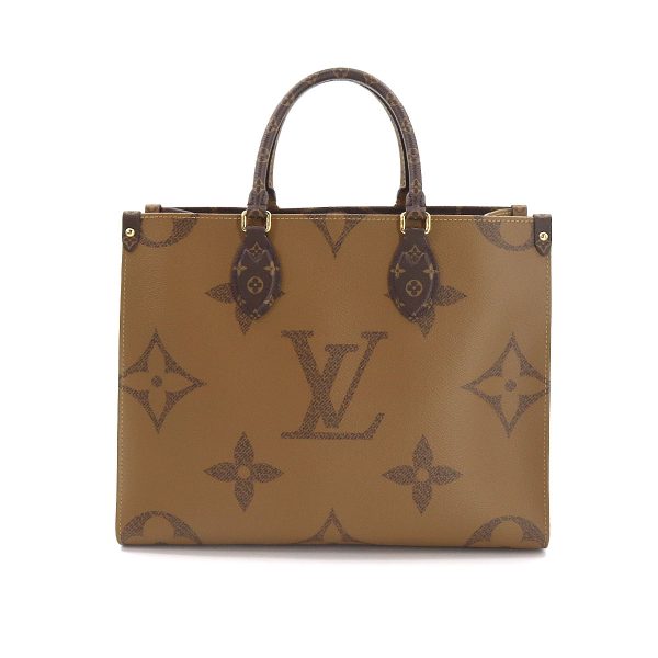 90179652 02 Louis Vuitton Giant Monogram On The Go MM 2way Tote Bag