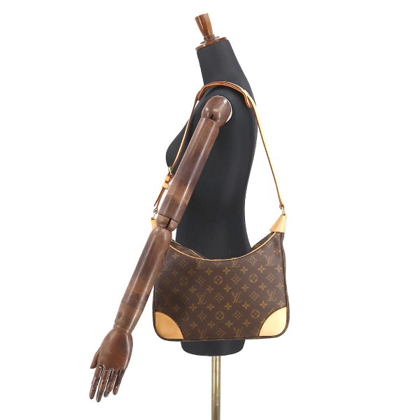 90179705 09 Louis Vuitton Monogram Boulogne Shoulder Bag Brown