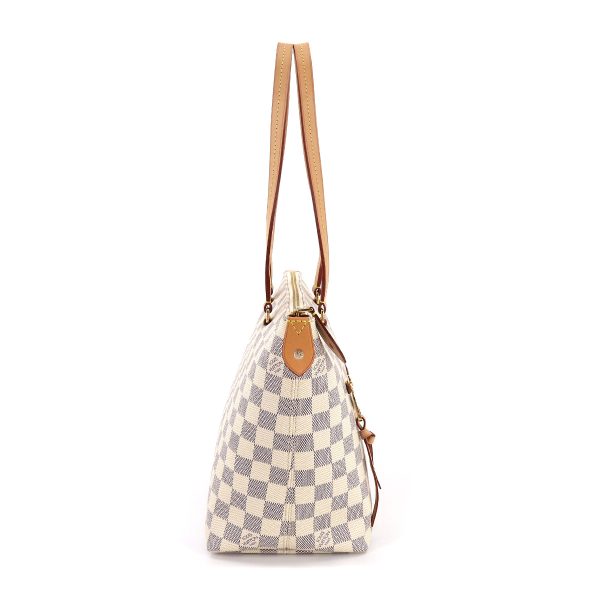 90179965 03 Louis Vuitton Damier Azur Jena PM Tote Bag White Gray