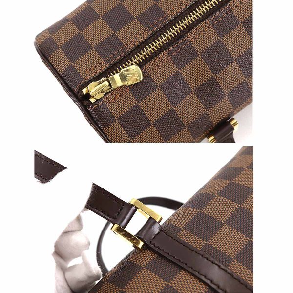 90180345 07 Louis Vuitton Damier Papillon PM Hand Bag Ebene