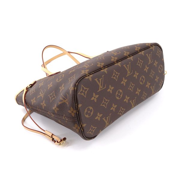 90180822 04 Louis Vuitton Monogram Neverfull PM Tote Bag Brown Pivowanne