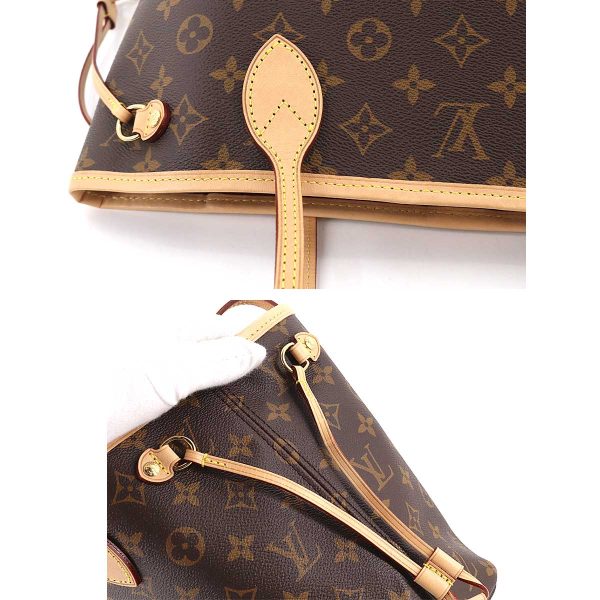 90180822 07 Louis Vuitton Monogram Neverfull PM Tote Bag Brown Pivowanne