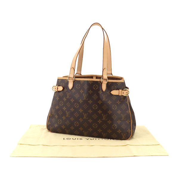 90180852 08 Louis Vuitton Monogram Batignolle Orizontal Tote Bag Brown