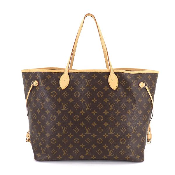 90181209 02 Louis Vuitton Monogram Neverfull GM Tote Bag Brown