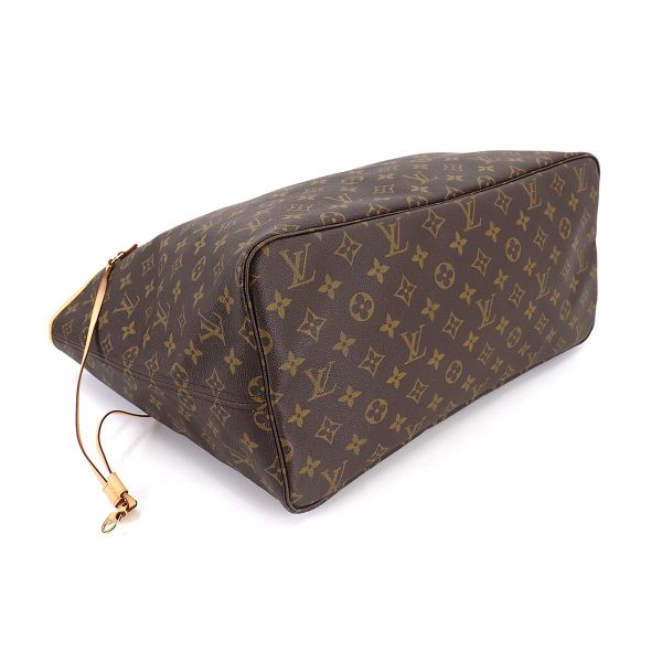 90181209 04 Louis Vuitton Monogram Neverfull GM Tote Bag Brown