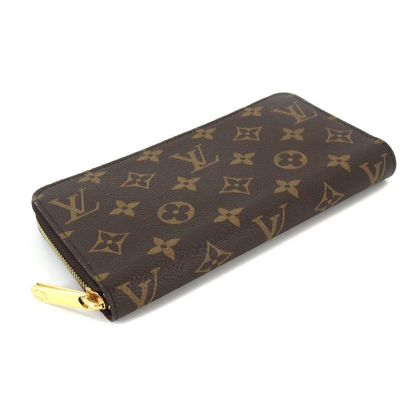 90181682 03 Louis Vuitton Monogram Zippy Wallet Round Zipper Long Brown