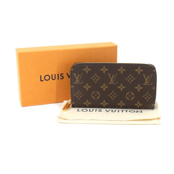 90181682 09 Louis Vuitton Monogram Zippy Wallet Round Zipper Long Brown