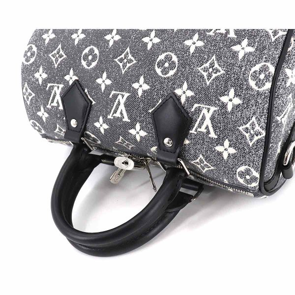 90182105 05 Louis Vuitton Monogram Jacquard Denim Speedy Bandouliere 25 2way Shoulder Bag