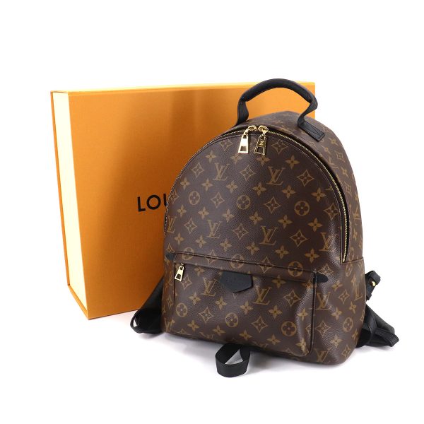 90182356 08 Louis Vuitton Monogram Palm Springs Backpack MM Brown