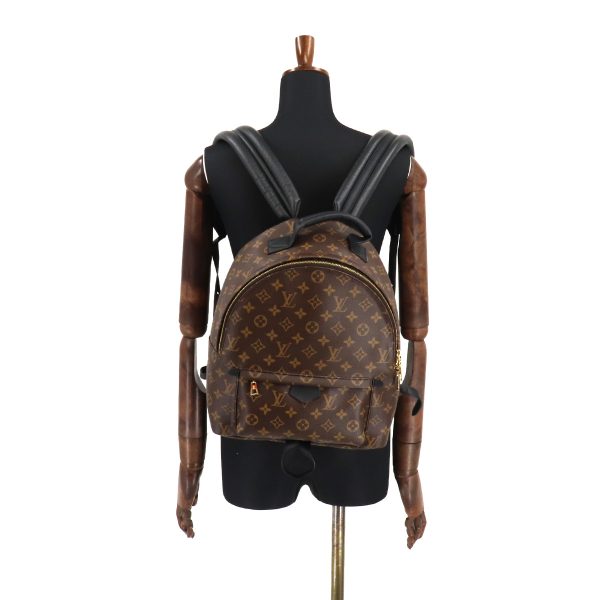 90182356 09 Louis Vuitton Monogram Palm Springs Backpack MM Brown