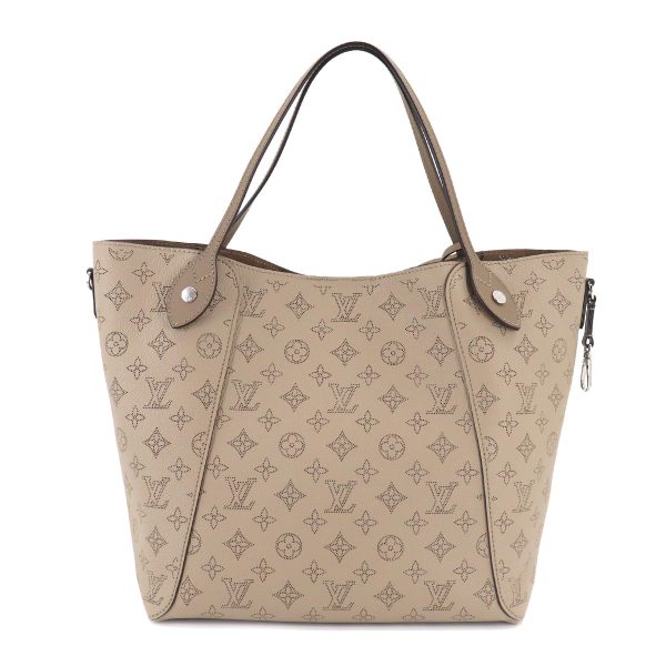 90182360 02 Louis Vuitton Mahina Hina MM Tote Bag Leather Galle