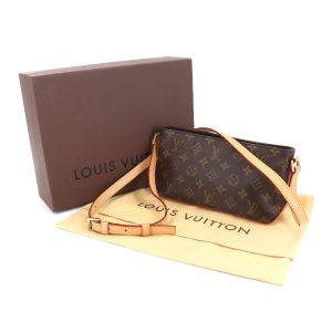 90182570 09 Louis Vuitton Monogram Shadow Duo Messenger Shoulder Bag Grey