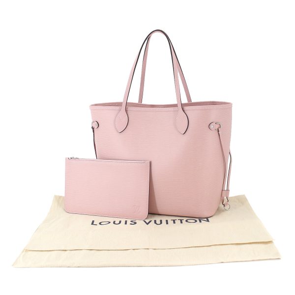 90183457 09 Louis Vuitton Epi Neverfull MM Tote Bag Rose Valerine