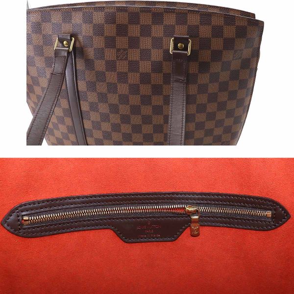 90183480 07 Louis Vuitton Damier Babylon Tote Bag Ebene Brown