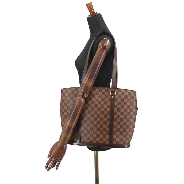 90183480 09 Louis Vuitton Damier Babylon Tote Bag Ebene Brown