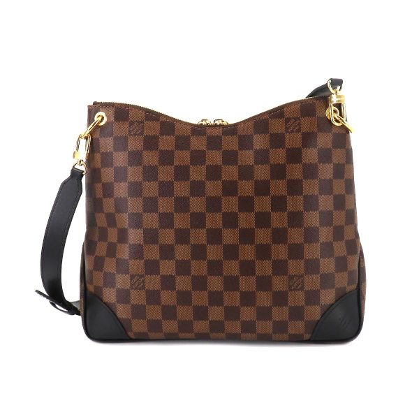 90184242 02 Louis Vuitton Damier Odeon NM MM Shoulder Bag Noir Crossbody