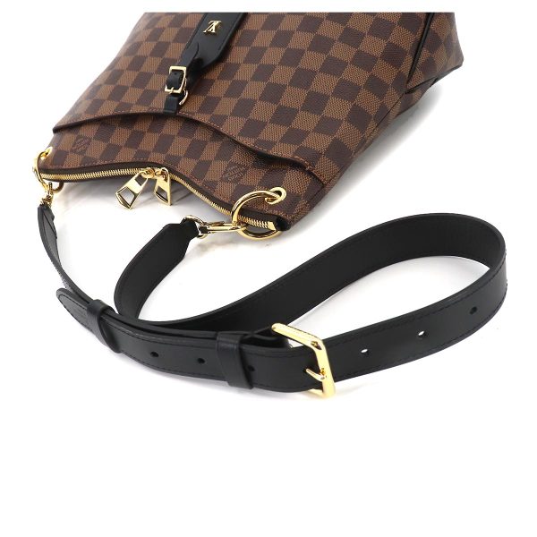 90184242 05 Louis Vuitton Damier Odeon NM MM Shoulder Bag Noir Crossbody