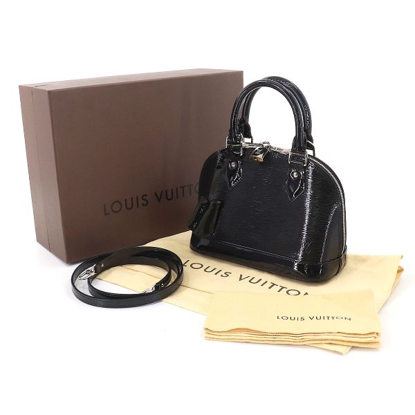 90184634 09 Louis Vuitton Epi Electric Alma BB 2way Shoulder Bag Leather Noir