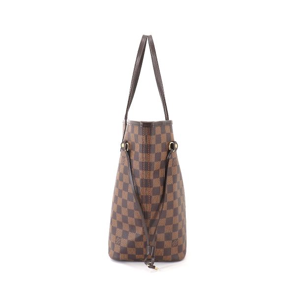 90184670 03 Louis Vuitton Damier Neverfull MM Tote Bag Ebene Brown