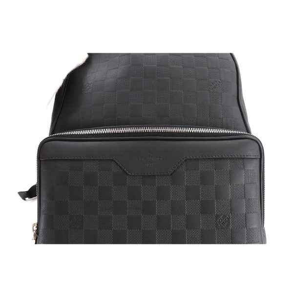 90184773 06 Louis Vuitton Damier Infini Campus Backpack Rucksack Black