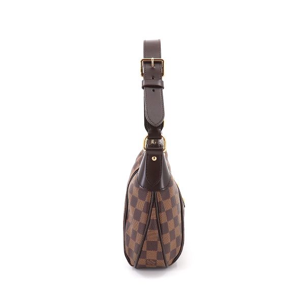 90185143 03 Louis Vuitton Damier Thames PM Shoulder Bag Ebene Brown