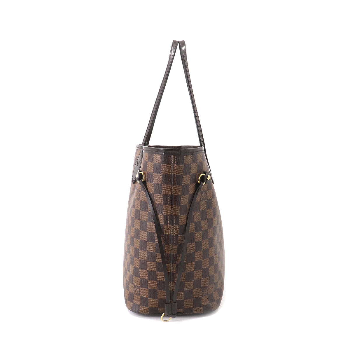 Louis Vuitton Damier Neverfull MM Tote Bag Ebene Cerise Brown - Image 2