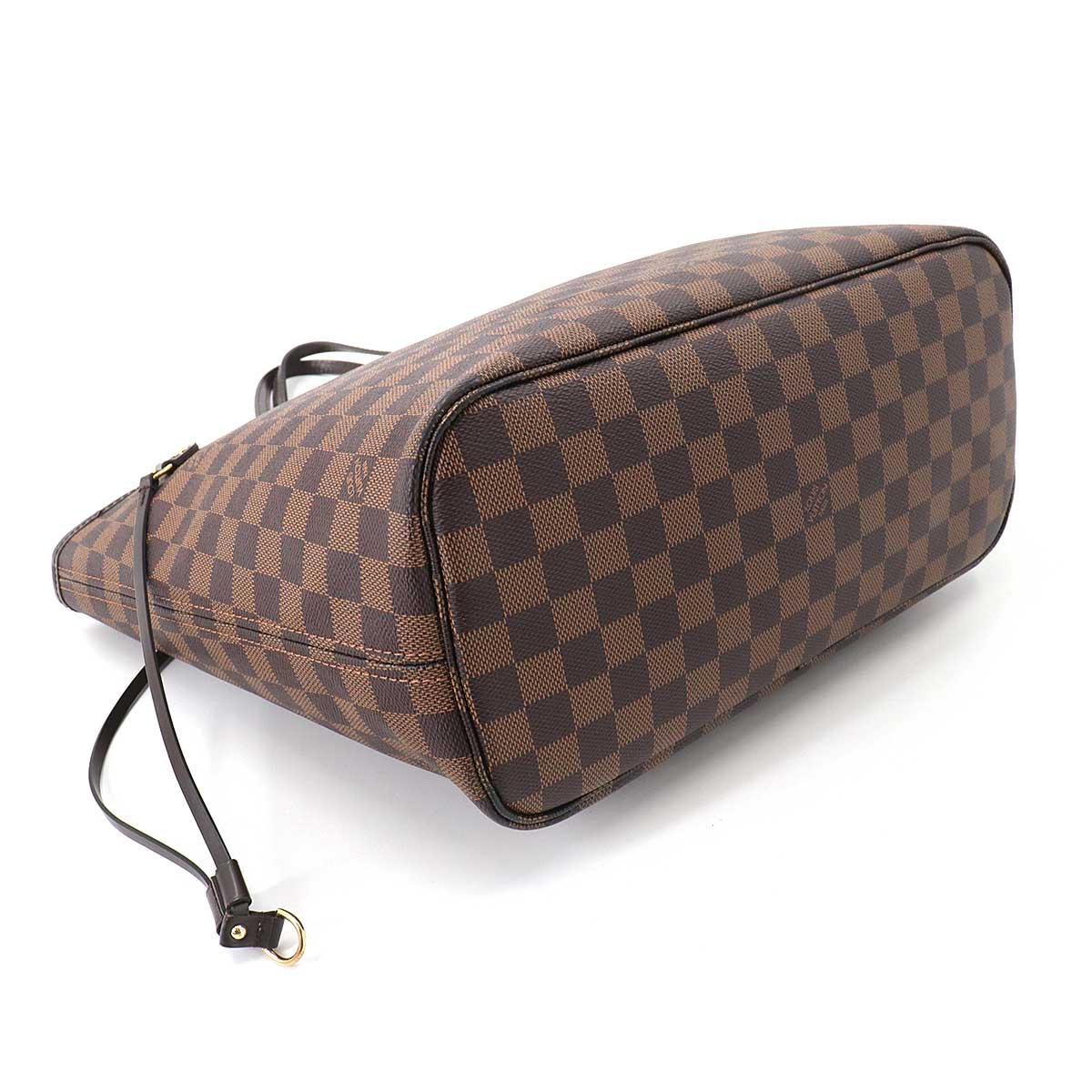 Louis Vuitton Damier Neverfull MM Tote Bag Ebene Cerise Brown - Image 3