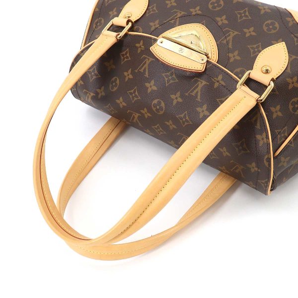 90185188 05 Louis Vuitton Monogram Beverly GM Shoulder Bag Brown Gold Hardware