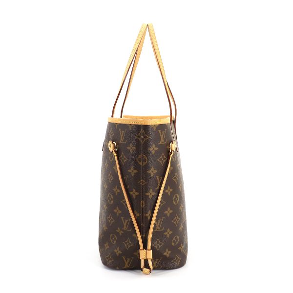 90186439 03 Louis Vuitton Monogram Neverfull MM Tote Bag Brown