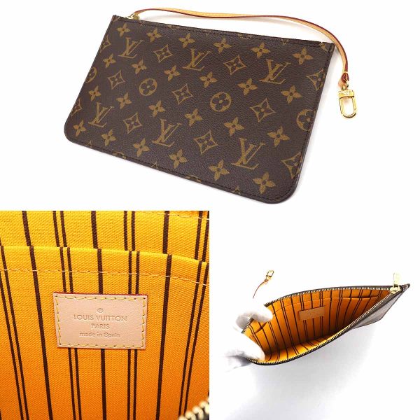 90186439 08 Louis Vuitton Monogram Neverfull MM Tote Bag Brown