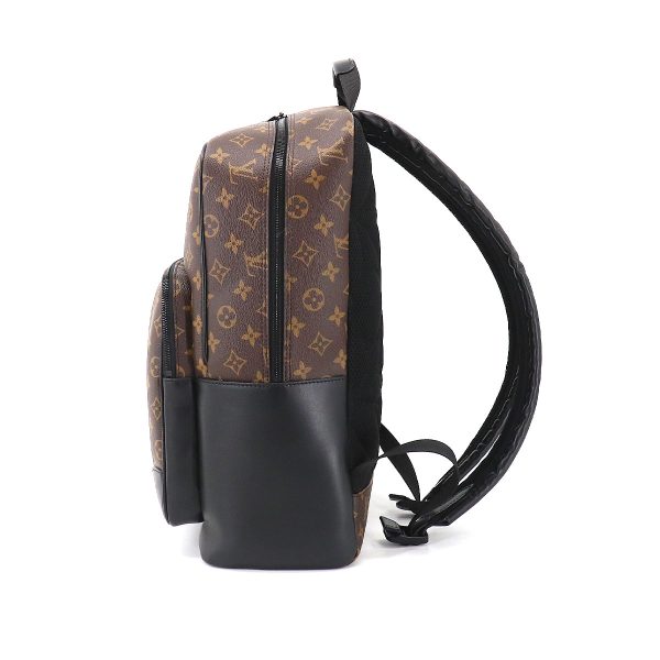 90187018 03 Louis Vuitton Monogram Macassar Dean Backpack Rucksack Brown Noir