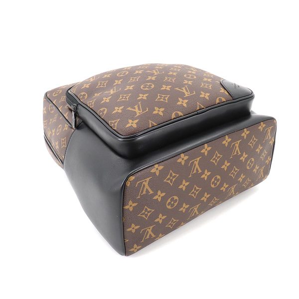 90187018 04 Louis Vuitton Monogram Macassar Dean Backpack Rucksack Brown Noir