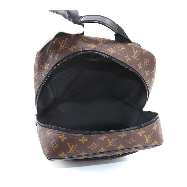 90187018 05 Louis Vuitton Monogram Macassar Dean Backpack Rucksack Brown Noir