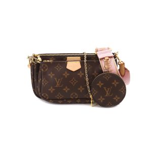 90187021 01 LOUIS VUITTON Monogram Pochette Accessory Pouch One Shoulder Bag Brown