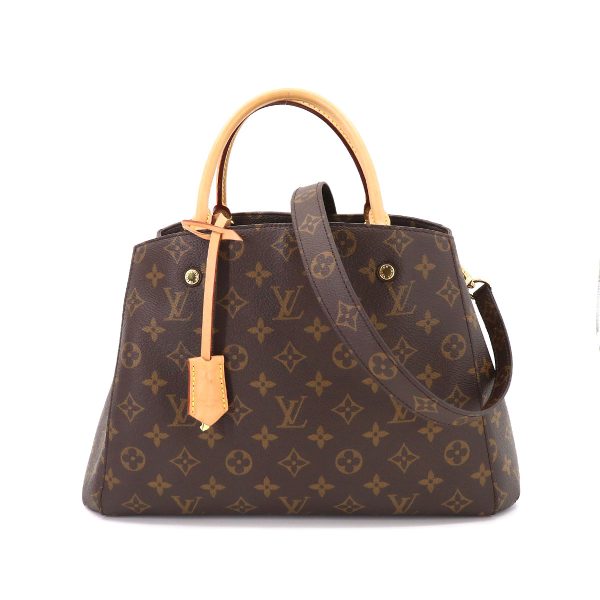 90187023 01 1 Louis Vuitton Monogram Montaigne MM 2way Hand Shoulder Bag