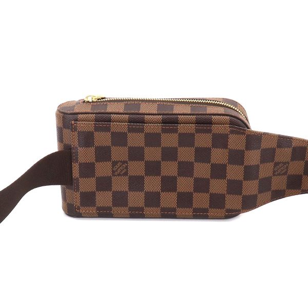 90188097 02 Louis Vuitton Damier Geronimos Body Bag Waist Pouch Ebene Brown