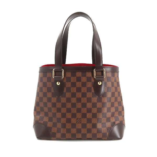 90195243 02 Louis Vuitton Damier Hampstead PM Tote Bag Ebene Brown