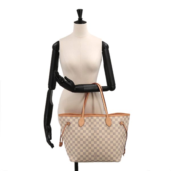 90195305 10 Louis Vuitton Damier Azur Neverfull MM Tote Bag