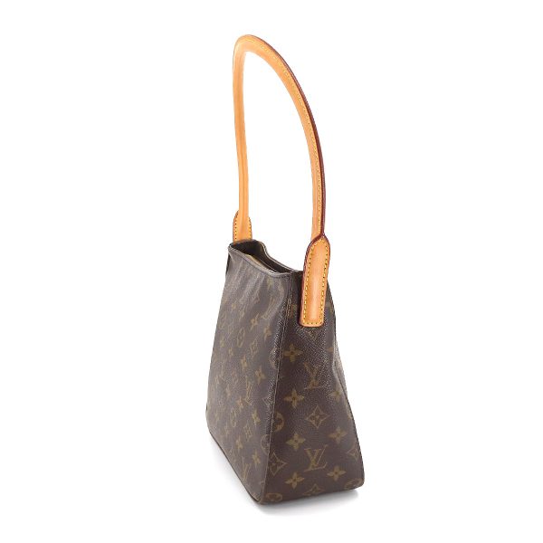 90196254 03 Louis Vuitton Monogram Looping MM Shoulder Bag Brown