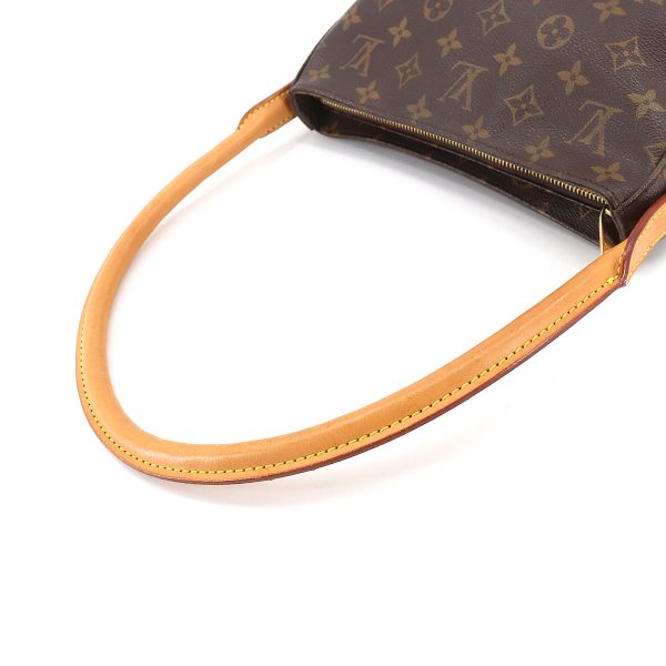 90196254 05 Louis Vuitton Monogram Looping MM Shoulder Bag Brown