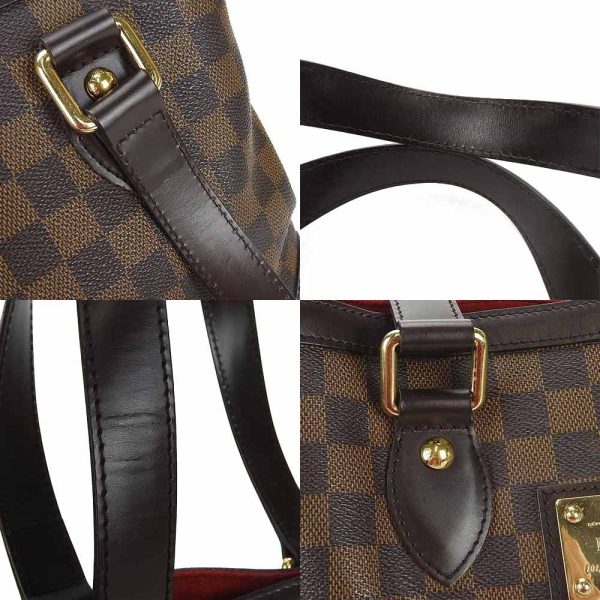 b a16897 12 Louis Vuitton Hampstead PM Damier Tote Bag Shoulder Brown