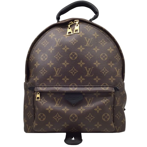 imgrc0091682894 Louis Vuitton Monogram Palm Spring MM Leather Canvas Backpack