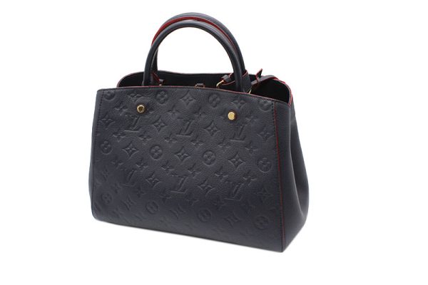 imgrc0095127648 Louis Vuitton Monogram Emplant Montaigne MM Marine Rouge Navy 2way Shoulder Bag