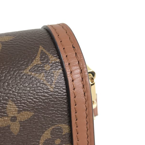 sju 2105015179487 7 Louis Vuitton Monogram Reverse Dauphine Mini Brown PVC Shoulder Bag