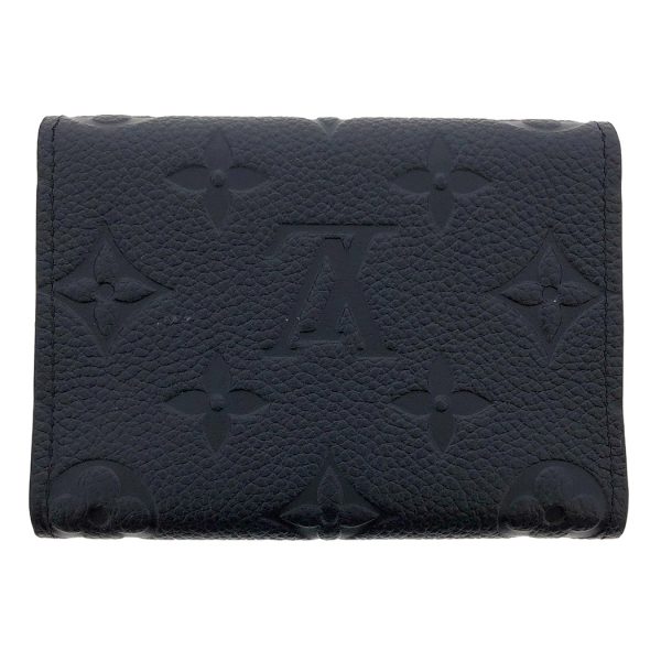 tnk 17822 1 Louis Vuitton Envelope Card de Visit Monogram Implant Noir Black