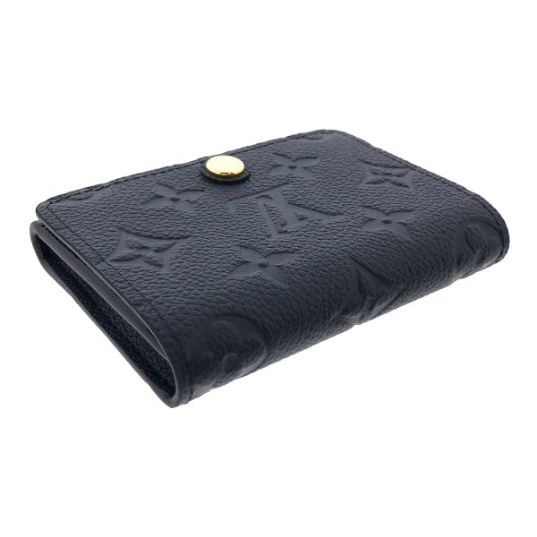 tnk 17822 3 Louis Vuitton Envelope Card de Visit Monogram Implant Noir Black