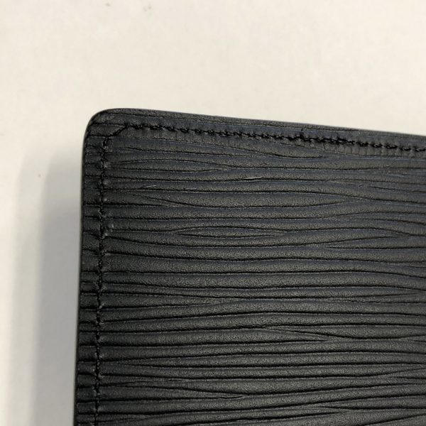 tnk 17824 8 Louis Vuitton Portefeuille Brother Epi Bifold Long Wallet Noir Black