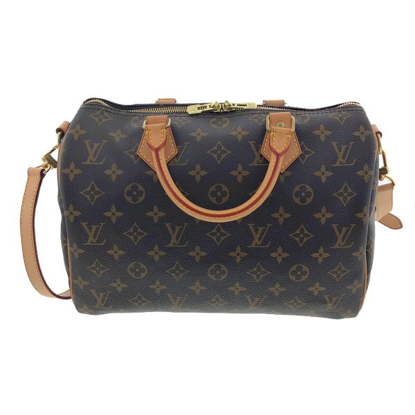 tnk 17833 2 Louis Vuitton Speedy Bandouliere 30 Monogram 2way Brown Shoulder Bag