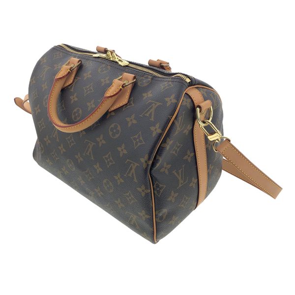 tnk 17833 3 Louis Vuitton Speedy Bandouliere 30 Monogram 2way Brown Shoulder Bag