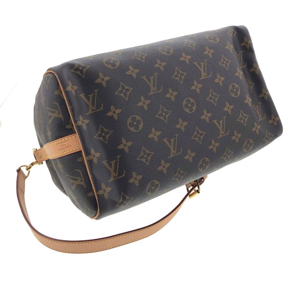 tnk 17833 4 Louis Vuitton Speedy Bandouliere 30 Monogram 2way Brown Shoulder Bag